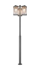 TRIO 404160342 SAMBESI vonkajšie stojanové svietidlo/stĺpik so senzorom V2400mm 3xE27 IP44 antracitová