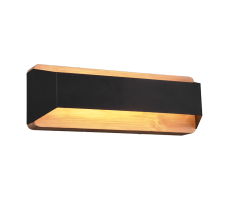 TRIO 224819132 ARINO nástěnné svítidlo LED 13,5W/1500lm 3000K matná černá, dřevo, switchdimmer