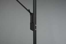 TRIO 425610232 BRANTFORD dotyková stojaca lampa SMD LED V1800mm 30W/3500lm, 6,5W/650lm 2700+3200+4000K čierna matná, stmievateľná