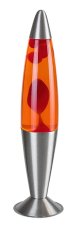 RABALUX 76107 Lollipop3 lávová lampa D75mm LED 25W/29lm 3000K strieborná, oranžová