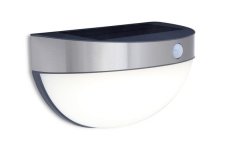 LUTEC 6908701001 BUBBLE solární nástěnné LED svítidlo se senzorem 2,3W 4000K IP44 nerez