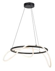 RABALUX 72191 Montema závěsné svítidlo D600mm LED 54W/4480lm 4000K černá, bílá