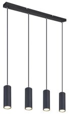 GLOBO 57911-4HB ROBBY závěsné svítidlo 4xGU10 černá