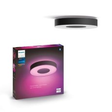 Philips HUE LED White and color Ambiance 41163/30/P9 Infuse M stropné svietidlo 33,5W 2350lm 2200-6500K+RGB 38,1cm čierne stmievateľné BlueTooth