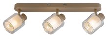 Stropné bodové svietidlo / spot 3x E14 taupe IP20 Rabalux MIRRAL 73065