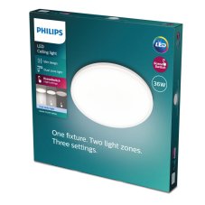 Philips 8719514432109 Ozziet stropní svítidlo LED 36W/4100lm 4000K bílá SceneSwitch