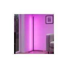 TRIO Reality R45721102 LEVEL stojací lampa SMD LED V1400mm 10W RGB černá, stmívatelné, dálkový ovladač