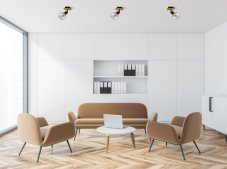 Bodové svietidlo stropné / spot 1x E27 dymová ITALUX Barel SPL-67535-1-BK-WO