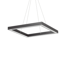 IdealLux 245690 ORACLE D60 SQUARE závěsné LED svítidlo 39W 2500lm 3000K IP20 černá