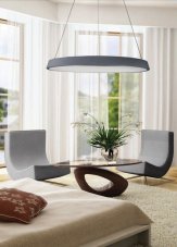 Palnas 62000930 NIKI 800 závěsné svítidlo šedé LED 3120lm 3000K