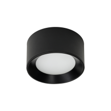 ITALUX WG-604A/BJ-WW/MULTI Sirius stropní povrchové bodové svítidlo LED D115mm 8W/552lm 3000+4000K IP44 černá, bílá