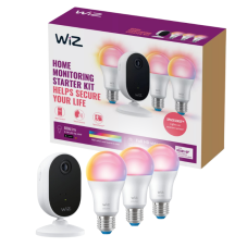 Philips Wiz Colors 8720169075016 Self-Monitoring Starter Kit monitorovací sada bílá + LED žárovka 3-set E27 8,5W/806lm 2200-6500K+RGB