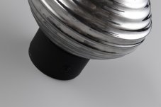 TRIO Reality R27771154 EARL dotykové nástěnné svítidlo SMD LED 1,5W/140lm 3000K černá matná, kouřová, nabíjecí baterie, USB kabel