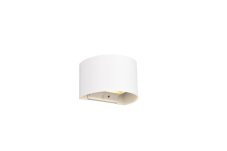TRIO Reality R27769131 TALENT venkovní nástěnné svítidlo se senzorem SMD LED 2x5W/50lm 3000K IP44 bílá matná, nabíjecí baterie, USB-C port