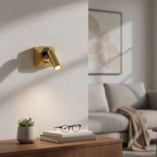 Ideal Lux 260662 BEAN nástěnné bodové svítidlo LED 3,5W/220lm 3000K mosaz