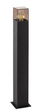 RABALUX 77082 Loanda venkovní stojanové svítidlo/sloupek 1xE27 V650mm IP54 černá, kouřová
