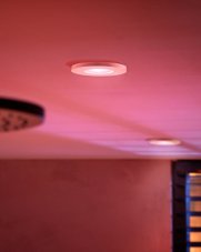 Zapuštěné svítidlo 3x GU10 2000–6500K biela IP44 Philips HUE White and Color Ambiance Xamento 8721103072900 balení 3 ks