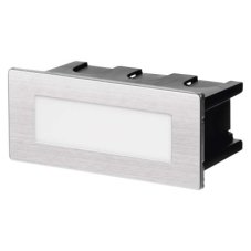 ZC0108 EMOS LED orientační svítidlo, obdélník 1,5W teplá bílá IP65 nerez