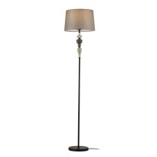 Stojací lampa 1x E27 šedá ITALUX Nerom FL-22374A-BK