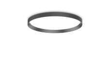 Ideal lux 341194 FLY stropní svítidlo D600mm LED 53W 5300/3640lm 2700K IP40 černá