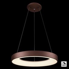 LUXERA 18407 GENTIS závěsné svítidlo 600 mm LED / 50W, 4000K, kávová