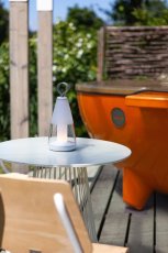 LUTEC CONNECTED 8500102331 PEPPER exteriérové stolné svietidlo LED 4,5W 200lm 2700-6500K+RGB IP54 biela