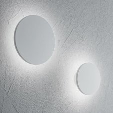 Nástěnné svítidlo Ideal lux 195704 COVER AP1 ROUND SMALL BIANCO 1xLED 9W / 943lm 3000K bílá