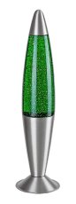 RABALUX 76113 Glitter2 lávová lampa D75mm LED 25W/29lm 3000K strieborná, zelená
