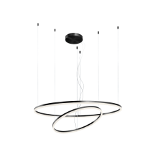REDO 01-1966-TRIAC ORBIT závesné svietidlo D600+1000mm LED 40,5+68W/9468lm 4000K čierna