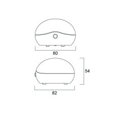 Sylvania 0053631 svítidlo na batérie so senzorom GIZMO ORB SENSE