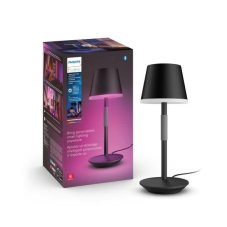8719514404595 Philips HUE Go přenosná dotyková stolní lampička LED 36cm 6,2W/530lm CCT RGB IP54 černá bluetooth včetne baterie