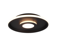 TRIO 680819332 ASCARI stropní svítidlo LED D400mm 35W/4100lm 3000K IP44 matná černá, switchdimmer