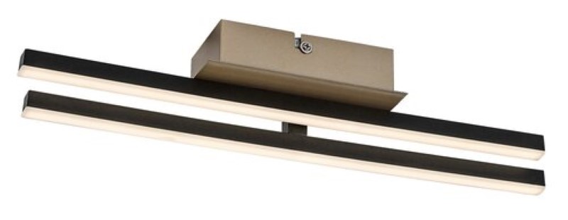 RABALUX 71396 Demir stropné svietidlo LED 16W/1200lm 4000K čierna, zlatá, biela