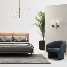 Závesné svietidlo Ideal lux 200125 EQUINOXE SP12 OTTONE ANTICO 12xG4 2W stará mosadz