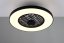 TRIO Reality R64462102 LINKÖPING stropní svítidlo s ventilátorem D590mm SMD LED 45W/5600lm 2700-6500K černá, dálkový ovladač