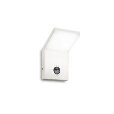 Ideal Lux 269146 STYLE venkovní nástěnné svítidlo s pohybovým senzorem LED 9,5W/750lm 3000K IP54 bílá