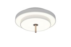 TRIO 640210176 KEATON stropní svítidlo D400mm SMD LED 34,5W/4000lm 2300+3000+4000K světle šedá, switchdimmer