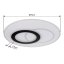 GLOBO Smart Light 485250-60SH JACQUES stropné svietidlo D700mm LED 60W/4100lm 2700-6500K matná biela