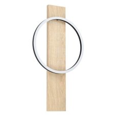 Eglo 99466 BOYAL Nástěnné svítidlo LED D300mm 1X12W/1700lm 3000K, černá, hnědá, bílá