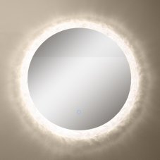 LED koupelnové kulaté zrcadlo s osvětlením průměr 60 cm 636lm 3000+4000+6000K IP44, průhledné - Zuma Line LUSTRO D2309