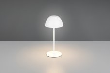 TRIO Reality R55601131 ORTIZ dotyková stolní lampička v200mm SMD LED 2W/150lm 3000K IP44 bílá matná, ON/OFF