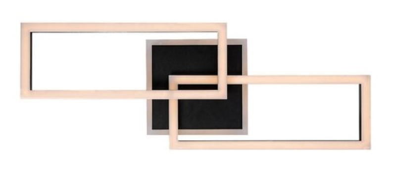 RABALUX 71393 Ramin stropní svítidlo LED 30W/2610lm 3000-6500K černá, bílá, stmívatelné, dálkový ovladač