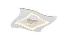 TRIO 633610131 KLINT stropné svietidlo 500x500mm SMD LED 21W/2350lm 2700-6500K+RGB biela, diaľkový ovládač