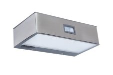 LUTEC 6908501308 BRICK solární nástěnné LED svítidlo se senzorem 2W 4000K IP44 nerez