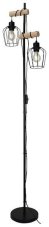 RABALUX 5246 Fabian stojanové svítidlo 2xE27 matná černá, dřevo