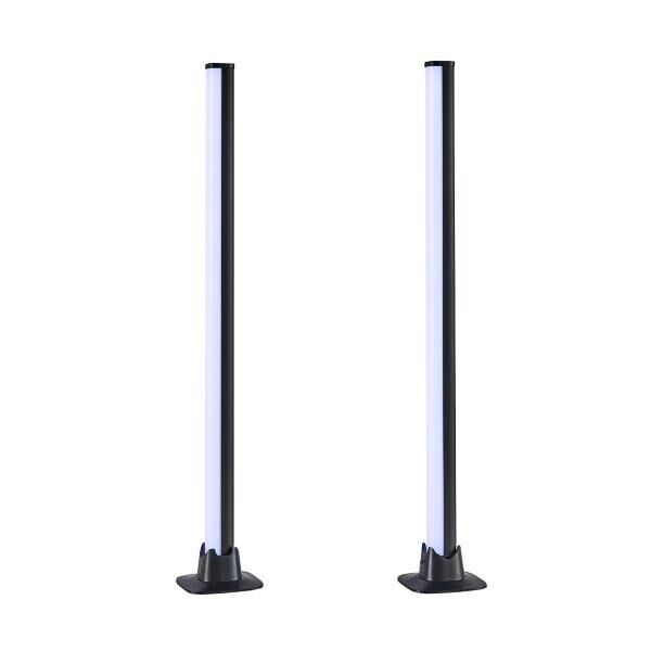 TRIO Reality R55392102 BOY stolná lampička SMD LED V550mm 2x5W RGB čierna, stmievateľné, diaľkový ovládač