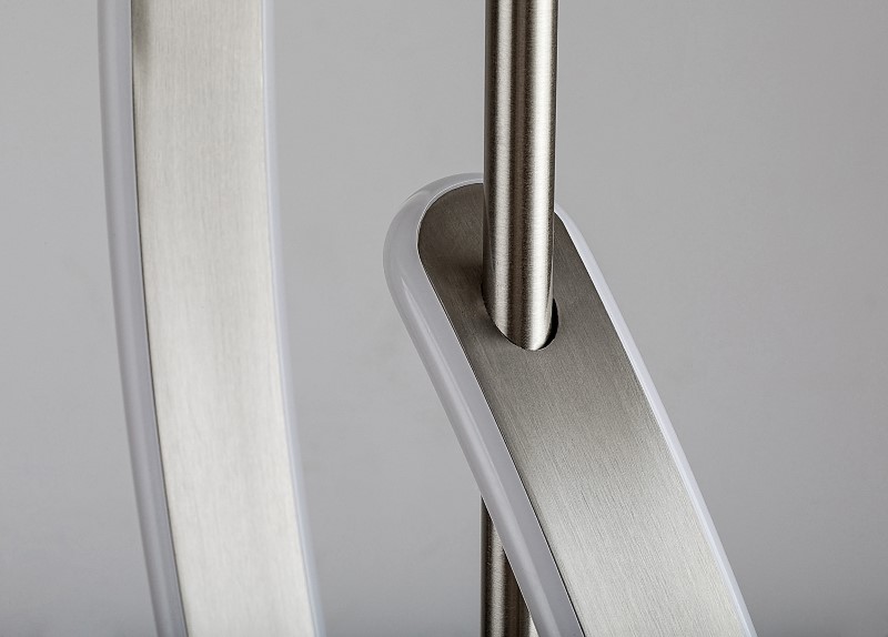 RABALUX 74197 Jarnelle stojacia lampa LED 30W/2000lm 3000K saténová chrómová, biela