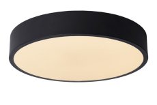 LUCIDE 79185/30/30 UNAR stropné svietidlo D300mm LED 18W/1140lm 2700K čierna, opálová, switchdimmer