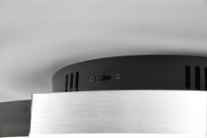 TRIO 641910205 CAYA stropní svítidlo SMD LED D500mm 58W/6800lm 2300+3000+4000K broušený hliník, switchdimmer