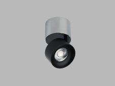 LED2 11508353DT KLIP ON stropní povrchové bodové svítidlo LED D77mm 11W/770lm 3000K TRIAC chrom, černá
